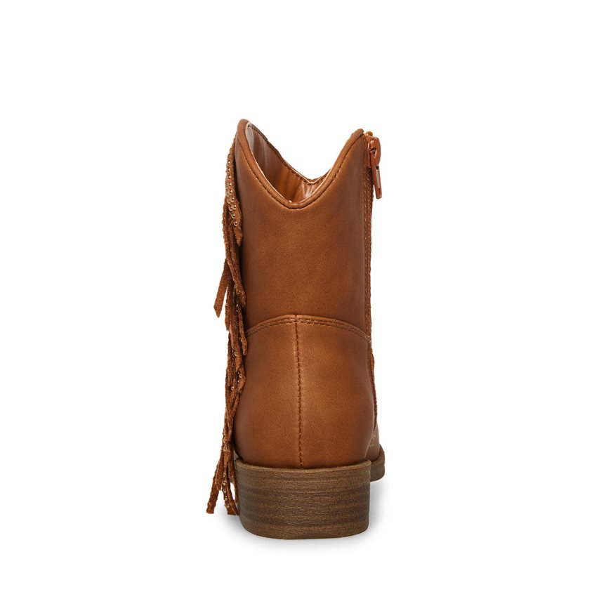 Brown Steve Madden Jwillaa Kids' Ankle Boots | PH 0834HOE